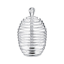 RECIPIENTE P/MIEL C/CUCH 200ML D8x14CM TRANSPARENT