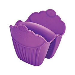 MANOPLA SILICONA 11x10CM DISEÑO CUPCAKE SURTIDO