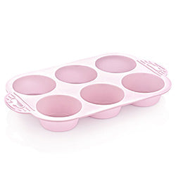 MOLDE CUPCAKE SILICONA 17x26x3CM SURTIDO