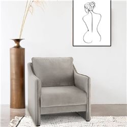 BUTACA DOLCE 79x83x85CM BEIGE