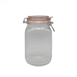 RECIPIENTE VIDRIO HERMETICO 1500ML TAPA BROCHE D11.2CM