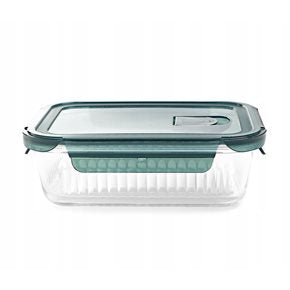 RECIPIENTE RECTANGULAR BOROSILICATO 1040ML D20.6X15.5XH6.7CM