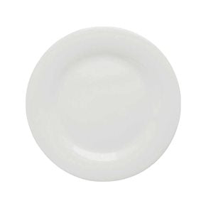 PLATO POSTRE OPALINA BLANCO D20CM/1.3CM