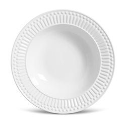 PLATO HONDO CERAM RAVENA ROMA BLANCO PORTO D22CM