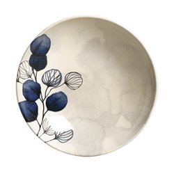PLATO HONDO CERAM PLATINUM BLUE PORTO D21CM