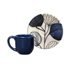 TAZA DE CAFE PLATINUM BLUE PORTO 112ML