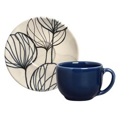 TAZA DE TE PLATINUM BLUE PORTO 260ML
