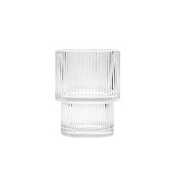 VASO 220ML RAYAS RELIEVE OPTIC