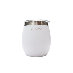 MATE 240ML DOBLE PARED BLANCO AQUA