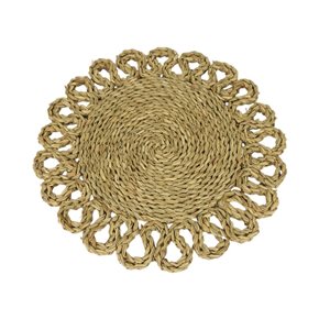 INDIVIDUAL CIRCULAR SEAGRASS D38CMS NATURAL