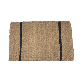 ALFOMBRA RECT. LINEAS SEAGRASS 80X50CM BICOLOR