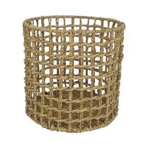 CESTO CIRCULAR D26xH26CM SEAGRASS NATURAL
