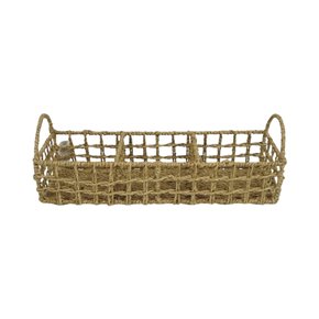ORGANIZADOR 3 DIV. C/ASAS SEAGRASS 42X14XH9/14CM