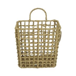 ORGANIZADOR C/ASA SEAGRASS 25x13xH17.5/35 CM NAT