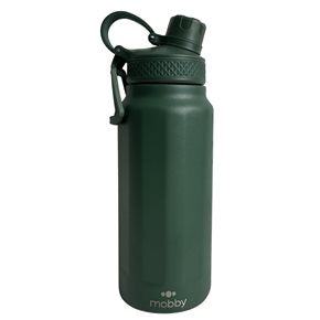 BOTELLA TERMICA DOBLE PARED 750ML VERDE MOBBY