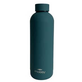 BOTELLA TERMICA DOBLE PARED 500ML VERDE MOBBY