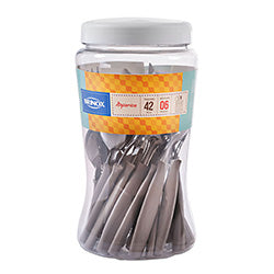 JUEGO DE CUBIERTOS ITAPARICA 42PZAS WARM GRAY