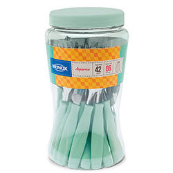 JUEGO DE CUBIERTOS ITAPARICA 42 PIEZAS MENTA BRINOX