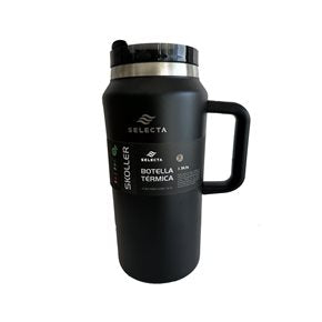 BOTELLA TERMICA ACERO TAPA PLASTICO 1.9L NEGRO