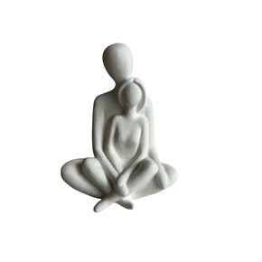 ADORNO PAREJA CERAMICA 21X16X12CM