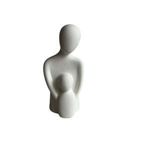 ADORNO PADRE HIJO CERAMICA 18X9X6.5CM