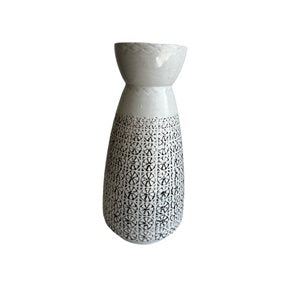 FLORERO CIRCLE 15X15X31CM BLANCO