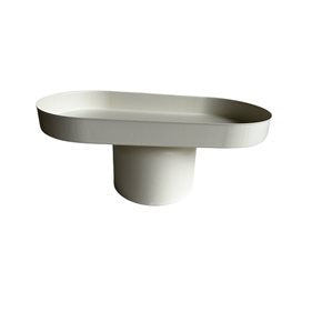BANDEJA C/SOPORTE ALTO 30x15x13CM BLANCO