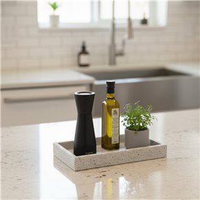 BANDEJA RECTANGULAR STONE 29x19CM