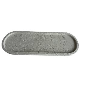 BANDEJA OVAL 44x14CM STONE