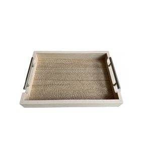 BANDEJA MDF CON ASA  40x30x5.5CM