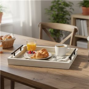 BANDEJA MDF CON ASA  35x25x5CM