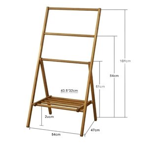 DESPOJADOR DE BAMBOO 54x47x105CM OSCURO