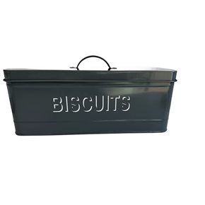 GALLETERO DE METAL 33.5x12x13CM GRIS
