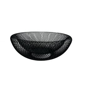 FRUTERO REJILLA DOBLE PARED D25x10.5CM NEGRO