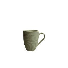 SET X4 TAZAS DISEÑO DIAMANTE 360ML 8.5X10.5CM BCO