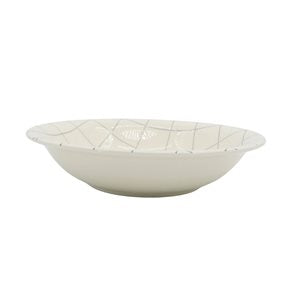 PLATO HONDO CERAMICA D21CM QUADRA BLANCO/GRIS