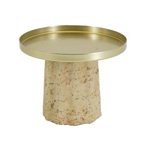 CANDELABRO 10x10x8CM CEMENTO