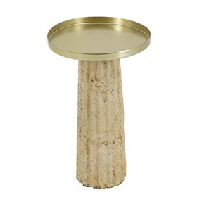 CANDELABRO ALTO 10x10x16CM CEMENTO