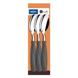 SET 3 CUCHARAS MESA 19CM ITAPARICA GRIS BRINOX