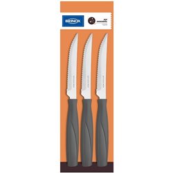 SET 3 CUCHILLOS DE CARNE 20CM ITAPARICA GRIS BRINOX