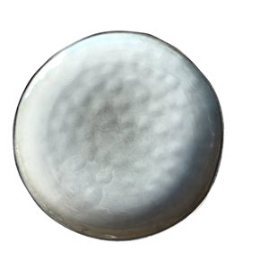 PLATO DE POSTRE CERAMICA D21CM GLAZE BEIGE