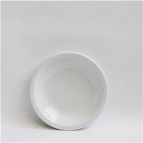 PLATO HONDO D21CM LINEA RECTA BLANCO VERBANO