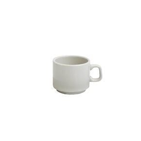 TAZA DE CAFE 80CC LINEA RECTA BLANCO VERBANO