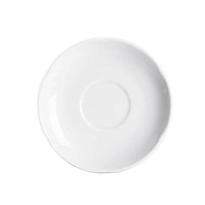 PLATO TAZA DE CAFÉ D13CM PROVENZA BLANCO VERBANO