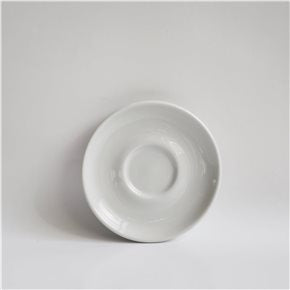 PLATO TAZA DE CAFÉ D12CM MONZA BLANCO VERBANO
