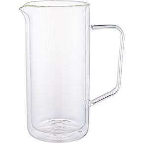 JARRA DE AGUA TERMICA DOBLE PARED 1LT BOROSILICATO