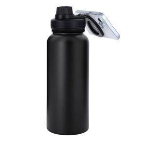 BOTELLA TERMICA CON IMAN P/CELULAR 960ML NEGRO