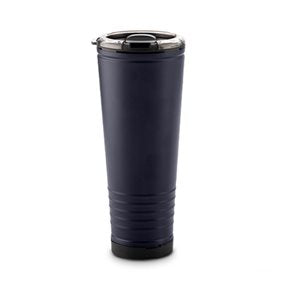 MUG TERMICO C/SILBATO VUVUZELA PLAST. 500ML AZUL