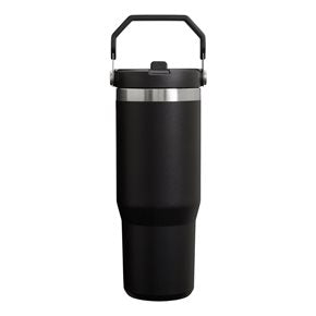 MUG TERMICO C/PICO 900ML ACERO NEGRO