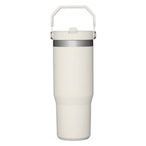 MUG TERMICO C/PICO 900ML ACERO BLANCO